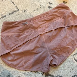 Lululemon speed up shorts size 6